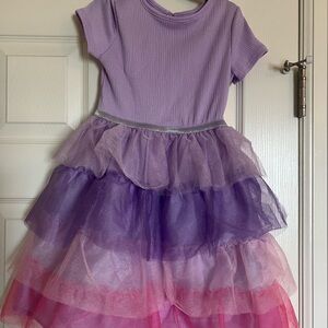 H&M Lavender and Pink Layered Kids Costume Dress